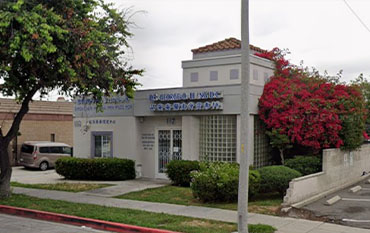 front of Mastar Chiropractic in Monterey Park
