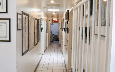 hallway of Mastar Chiropractic in Monterey Park