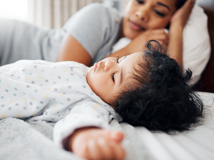sleeping patient of pediatric chiropractic in Monterey Park